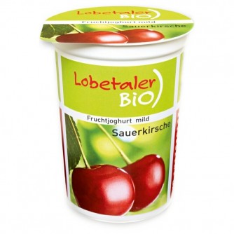 Jogurt z kwaśną wiśnią 3,7% Lobetaler BIO 150g