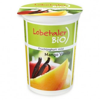 Jogurt waniliowy z mango 3,7% Lobetaler BIO 150g