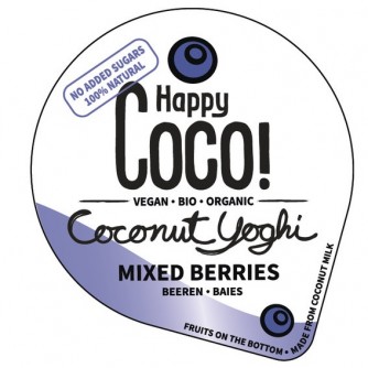 Jogurt kokosowy z owocami leśnymi Happy Coco! 125g