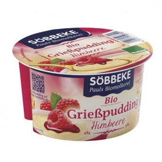 Pudding z kaszy manny malinowy Söbbeke 150g