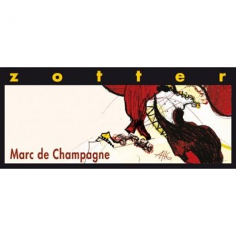 Czekolada mleczna Marc de Champagne 70% Zotter 70g