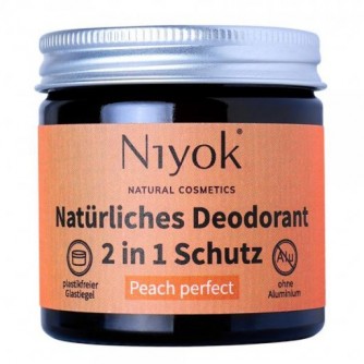 Dezodorant i antyperspirant w kremie Peach Perfect 40 ml Niyok