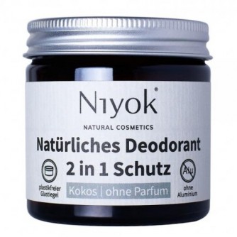 Dezodorant i antyperspirant w kremie Kokos 40 ml Niyok
