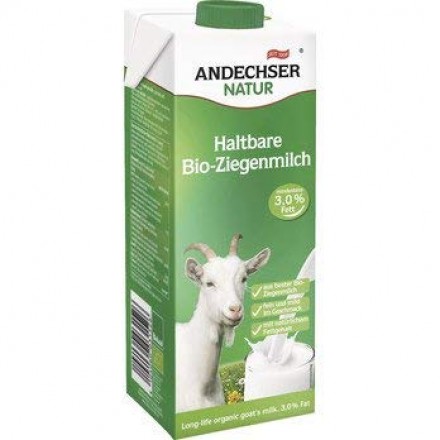 Mleko kozie niskotłuszczowe 1,5% Andechser Natur 1l
