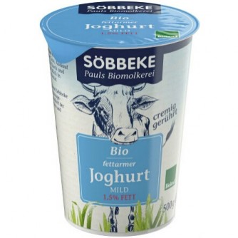 Jogurt naturalny odtłuszczony 1,5% Söbbeke 500g
