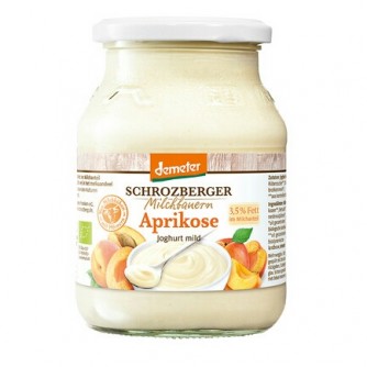 Jogurt sezonowy z morelą 3,5% Schrozberger Milchbauern 500g